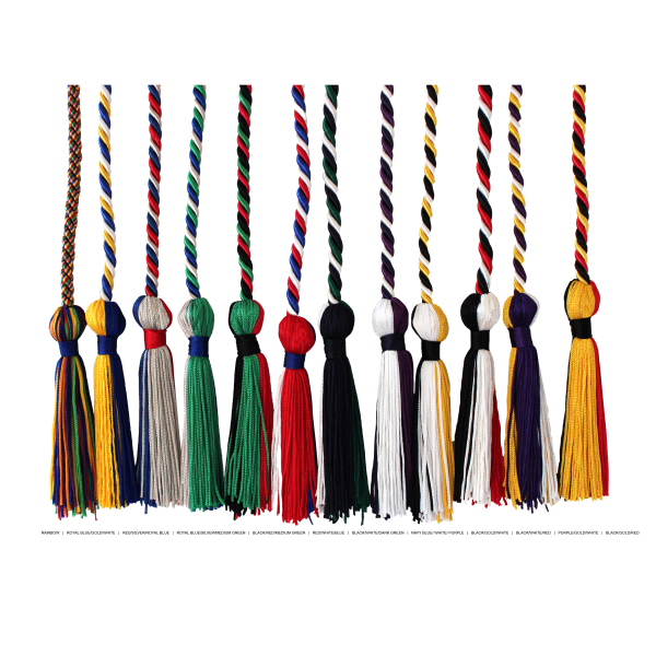 Cap, Gown and Tassel and Honor Cord and Diploma Cover Set : Matte Finish