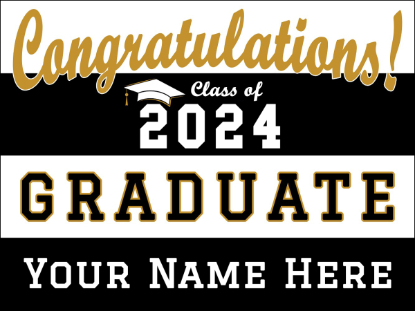 Senior Graduation Package 2: Lawn Sign & T-Shirt