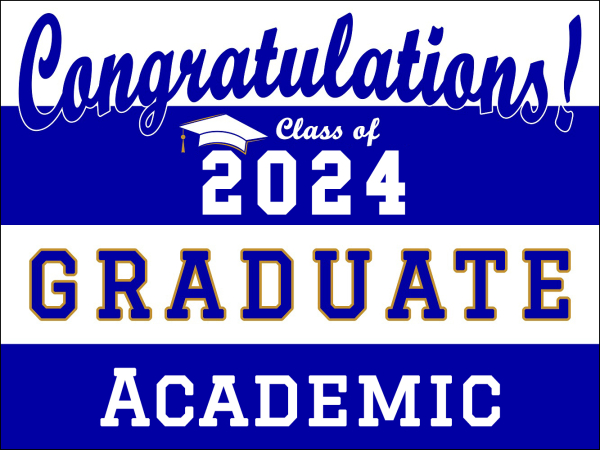 Senior Graduation Package 1: Lawn Sign, T-Shirt, & Drawstring Bag