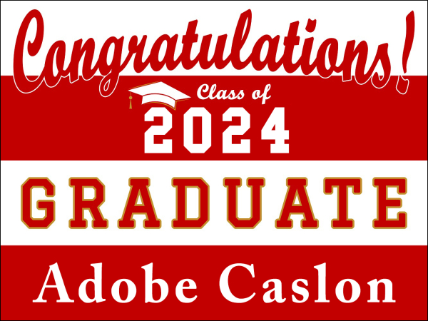 Senior Graduation Package 1: Lawn Sign, T-Shirt, & Drawstring Bag