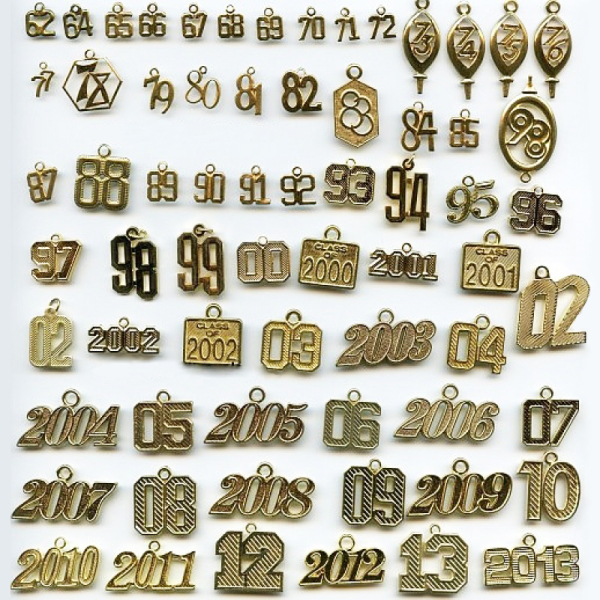 Past Year Charms for Tassels